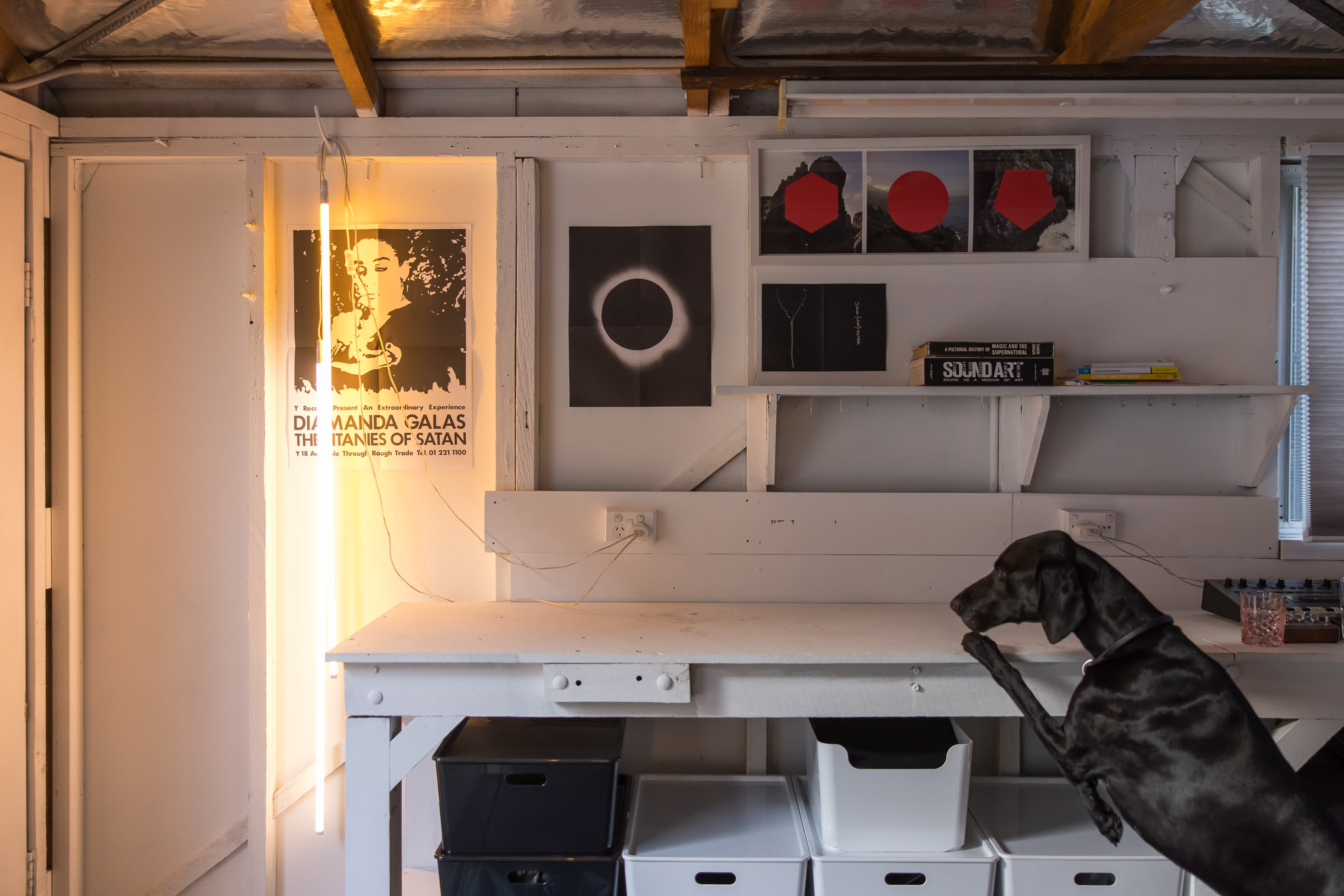 <p>Kusum Normoyle's studio. Photo: Anna Kucera. </p>