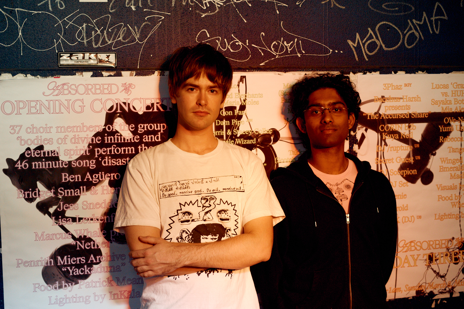 <p>Sasha Logan and Kavil Patel, 2026. Image: Dylan Marriott.</p>