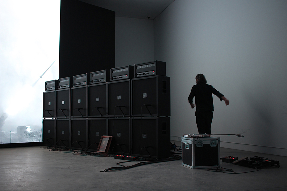 <p>Marco Fusinato completes his two-hundred day performance of <em>DESASTRES</em>.</p>