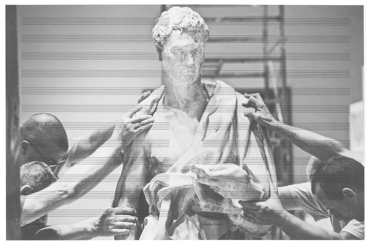 <p>Marco Fusinato, a page from the Score for DESASTRES, 2022. Courtesy the artist and Anna Schwartz Gallery.</p>