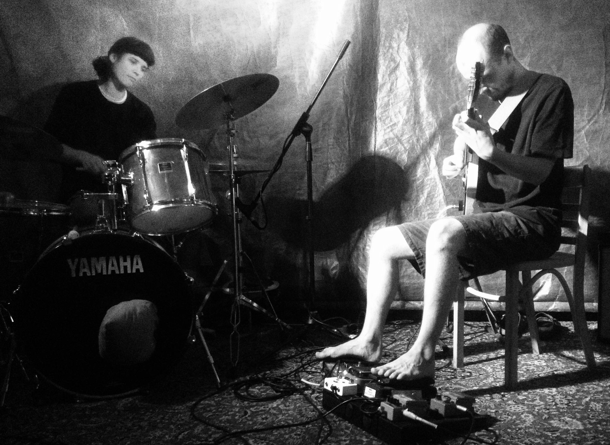 <p>Maria Moles and Adam Halliwell performing</p>