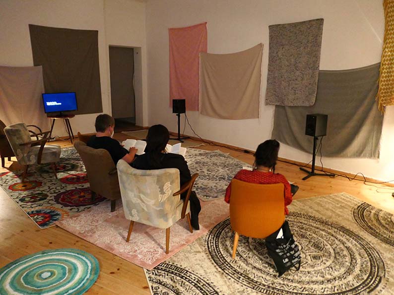 <p>Gallery presentation of The Listening Biennial, Errant Sound, Berlin.</p>