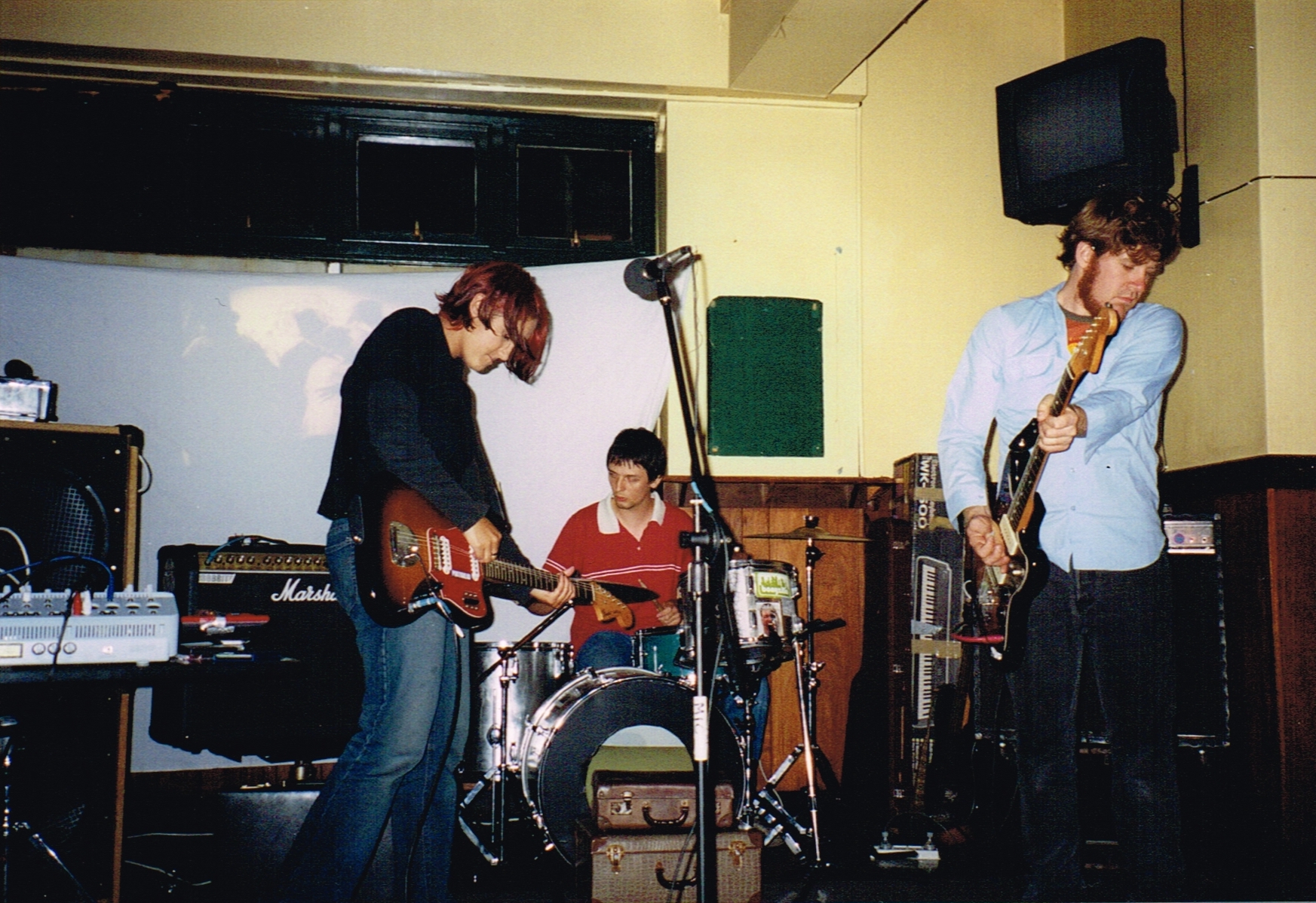 <p>Grey Daturas on first interstate tour to Tasmania, 2002. Photo: Kate O'Toole.</p>